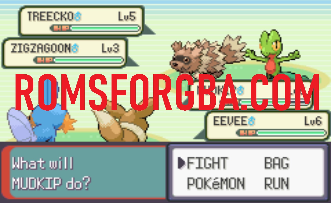 Screenshot of Pokemon Amalgamation of Emerald GBA