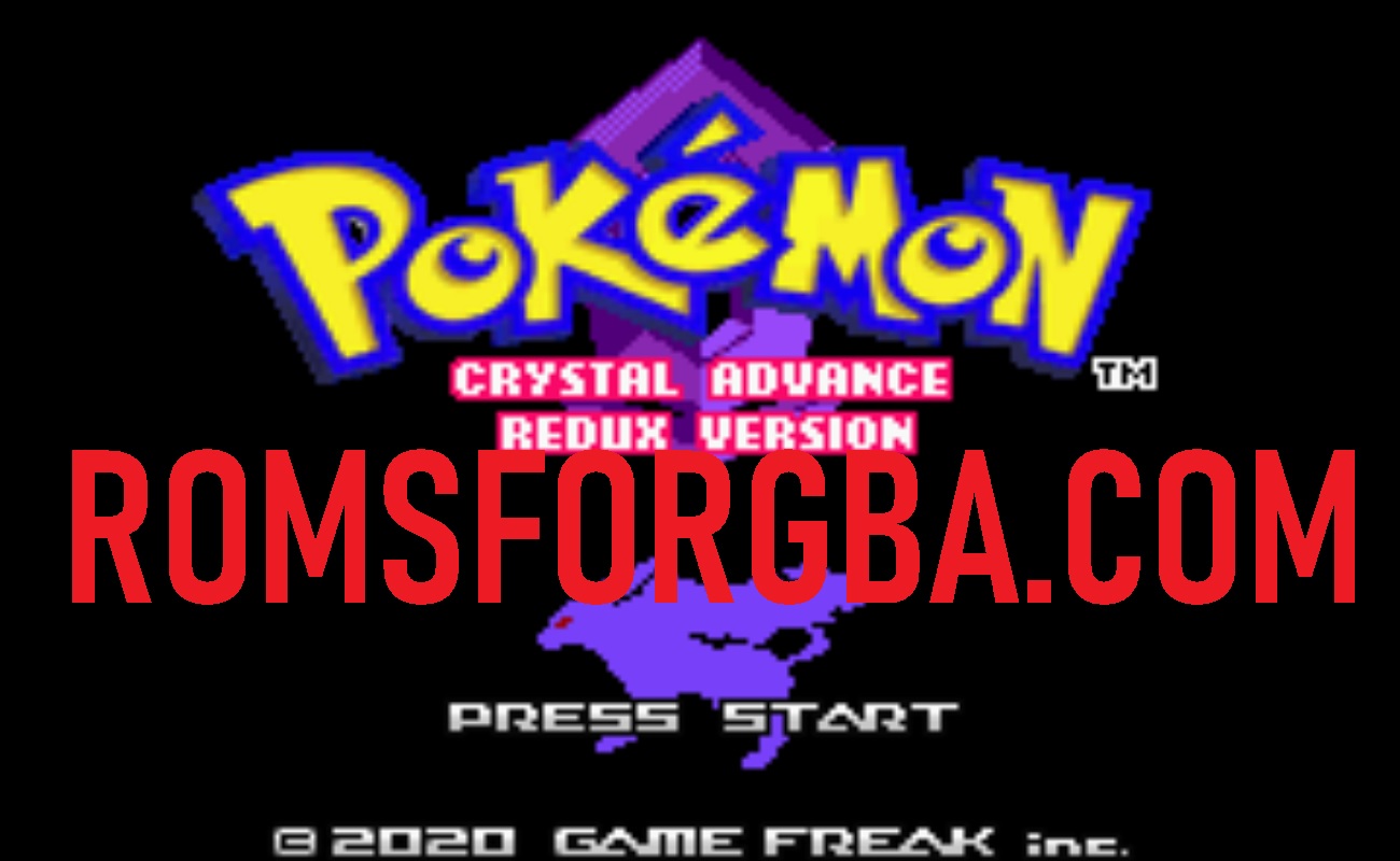 Screenshot of Pokémon Crystal Advance Redux GBA ROM