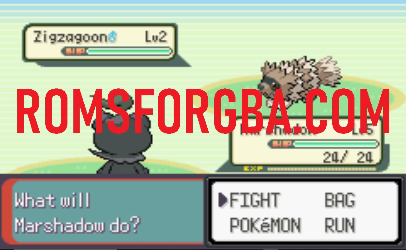 Screenshot of Pokemon Emerald Crest GBA