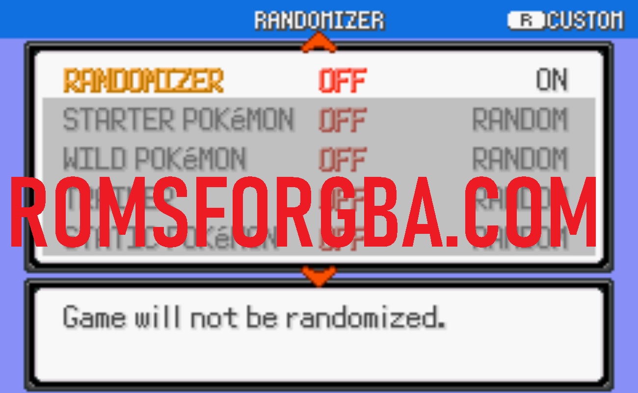 Screenshot of Pokemon Emerald Crest Game