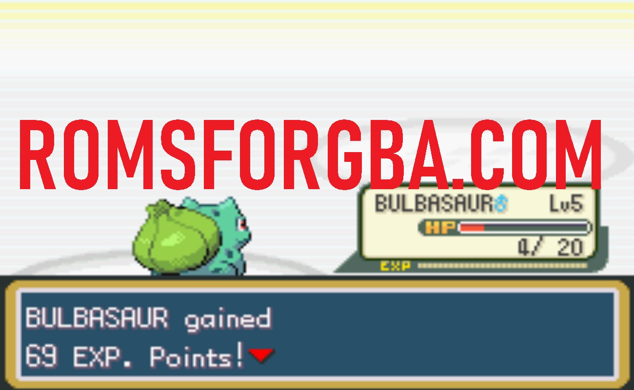 Screenshot of Pokémon Fire Red Essence GBA ROM