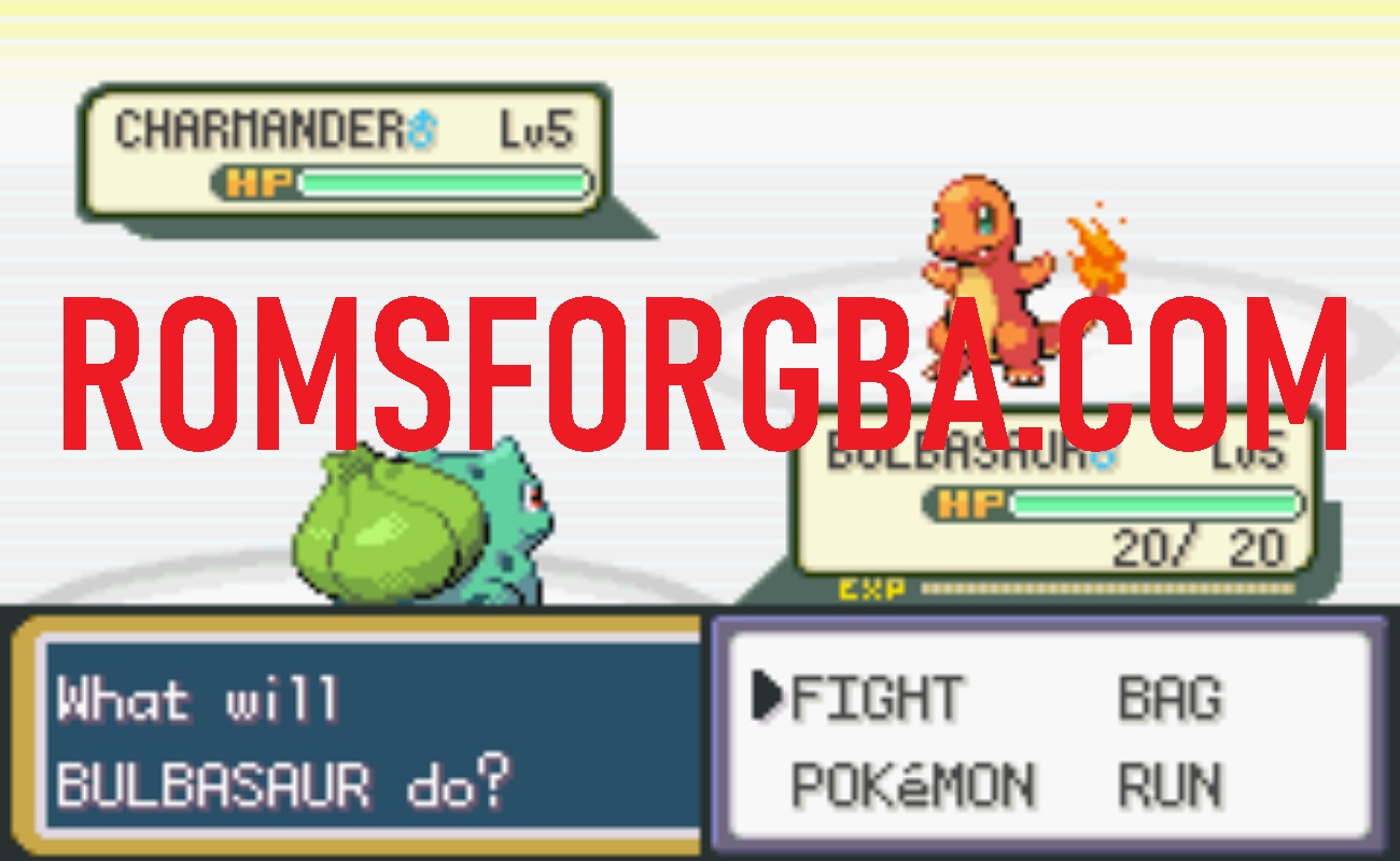 Screenshot of Pokemon Fire Red Essence GBA