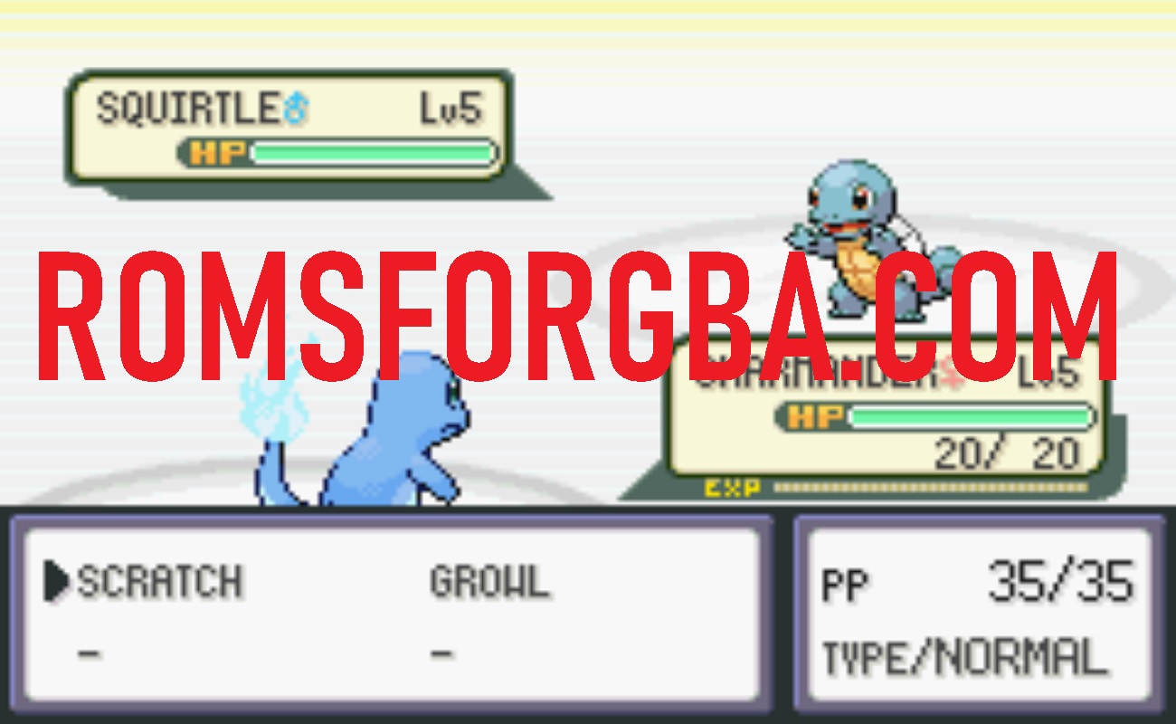 Screenshot of Pokémon Fire Red Slide GBA ROM