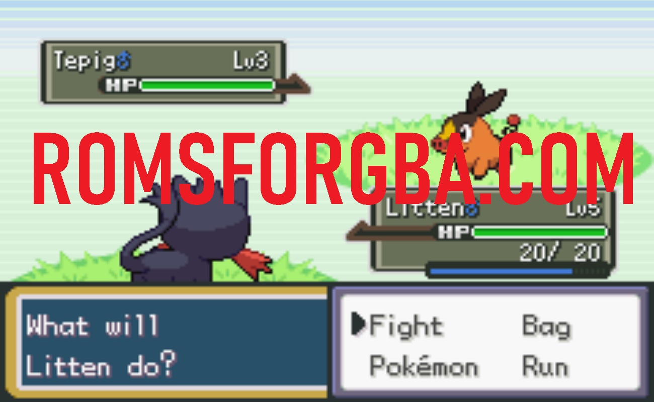 Screenshot of Pokemon Flaming Grace GBA