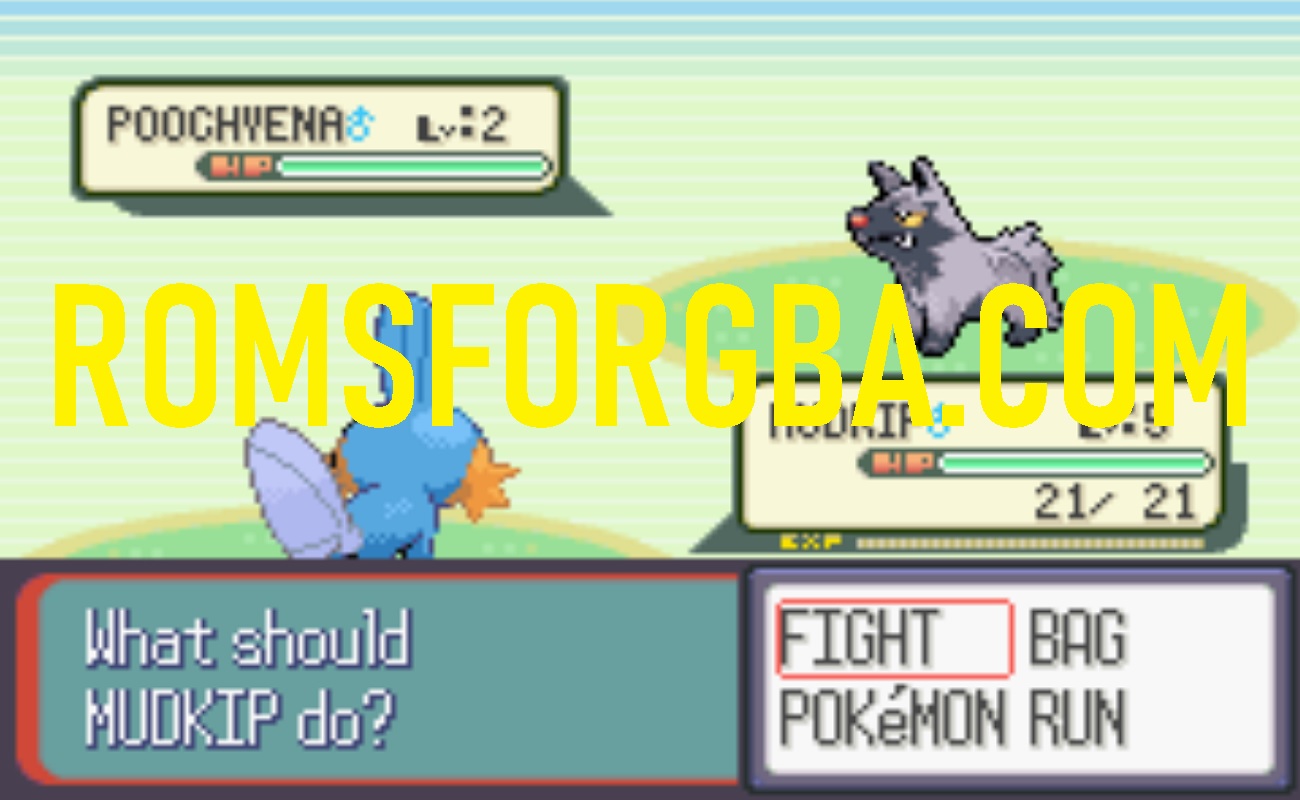 Screenshot of Pokemon Frigo Returns GBA