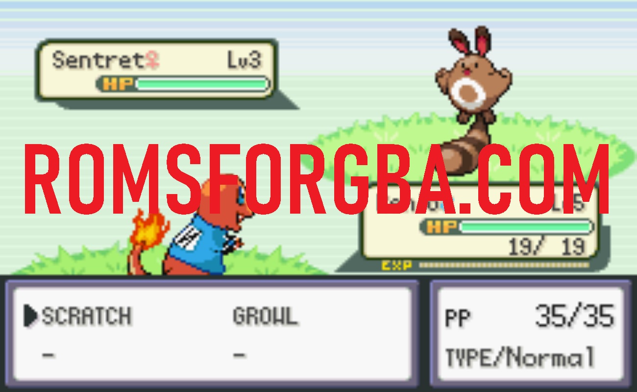Screenshot of Pokémon GOFSP GBA ROM