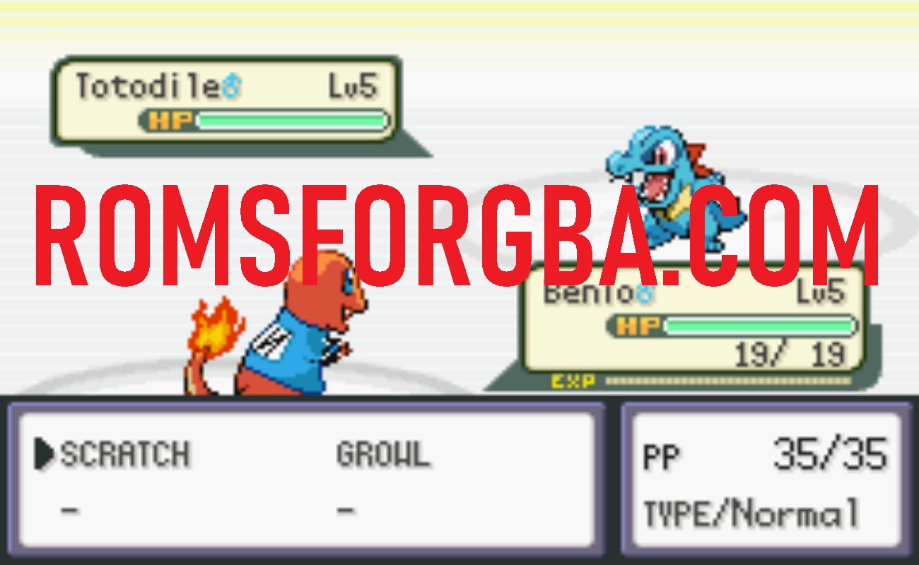 Screenshot of Pokemon GOFSP GBA