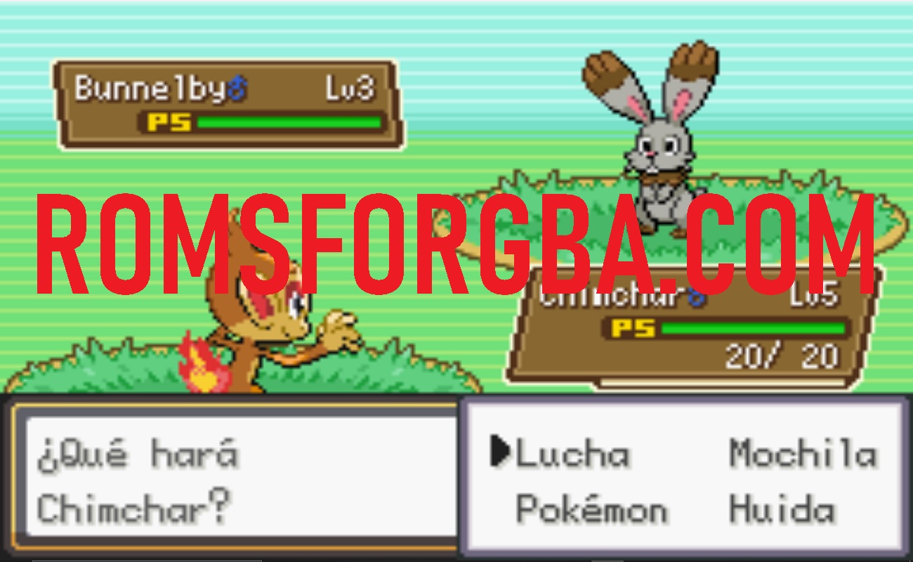 Screenshot of Pokémon Gaia en Español GBA ROM