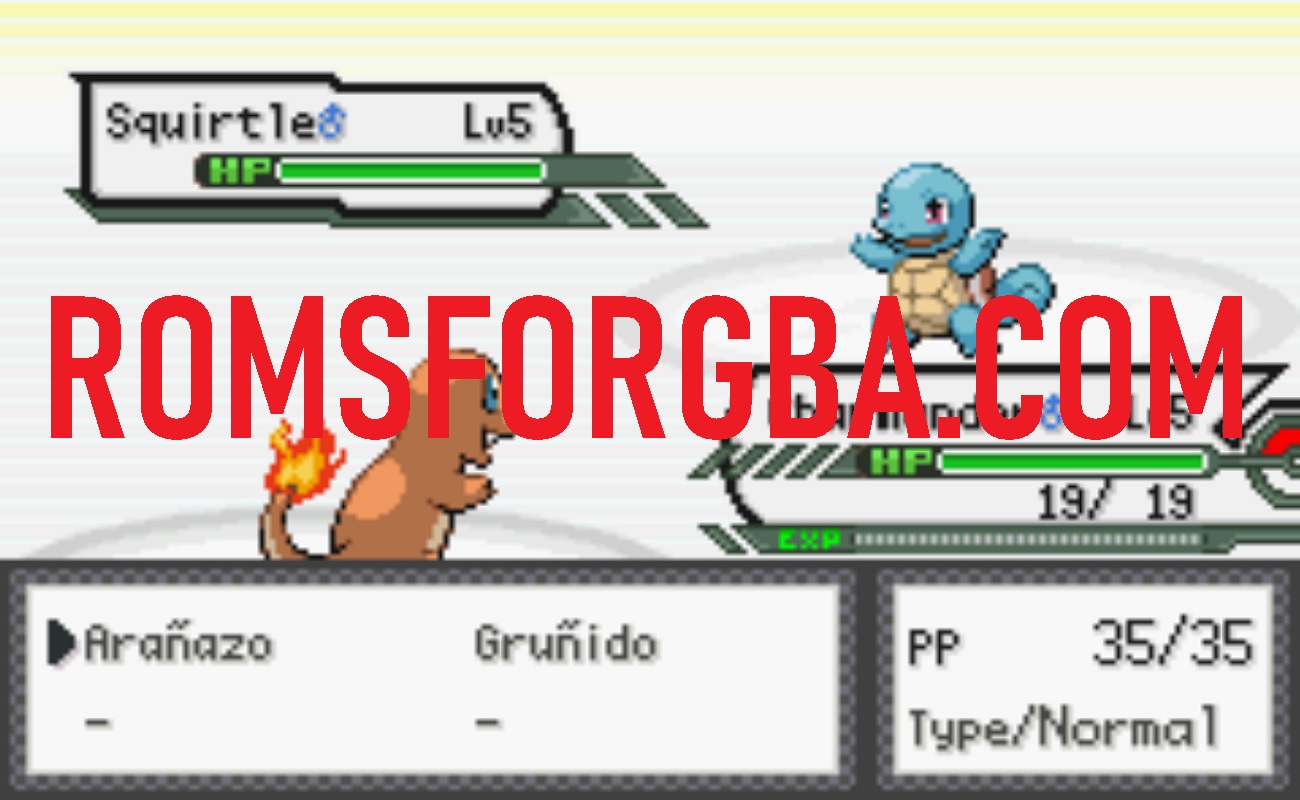 Screenshot of Pokemon Kanto Z Game