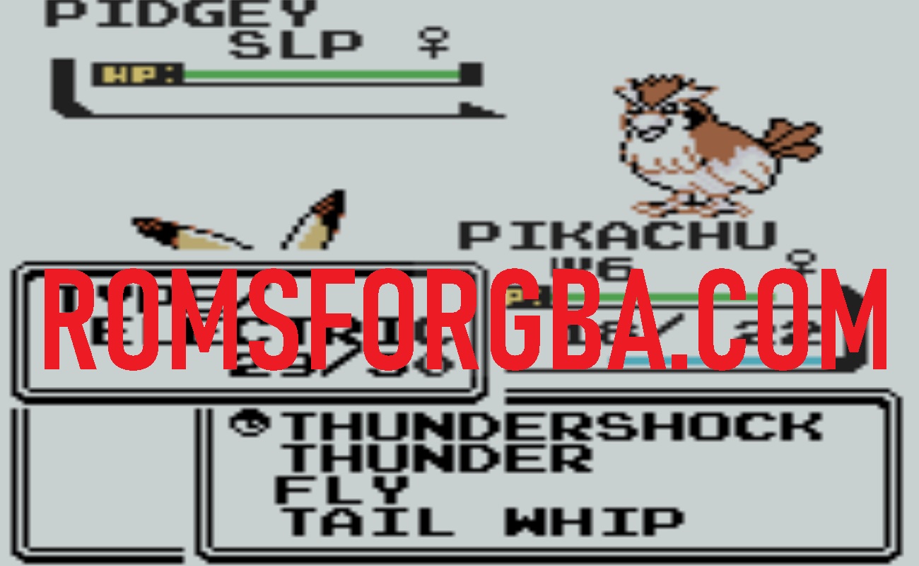 Screenshot of Pokemon Spark Yellow ROM
