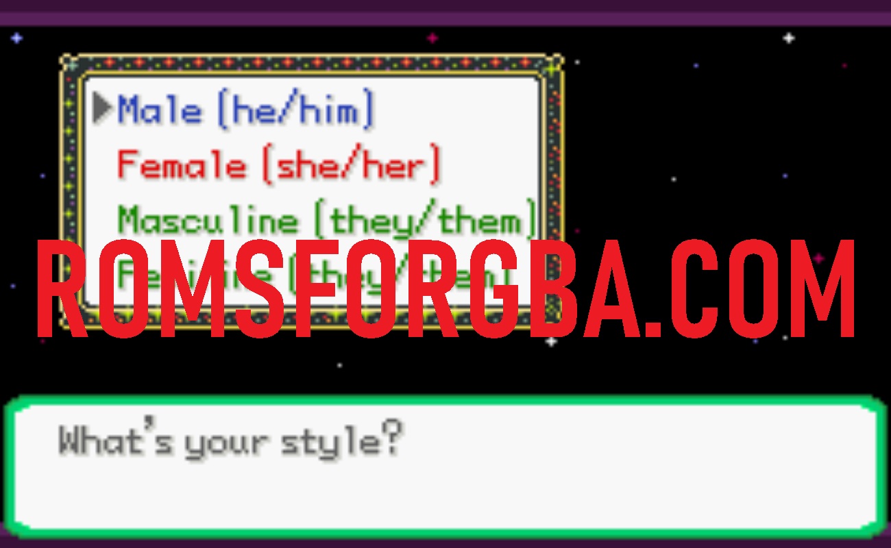 Screenshot of Pokemon Voyager ROM