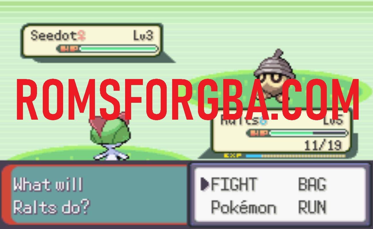 Screenshot of Pokemon Wally Quest GBA