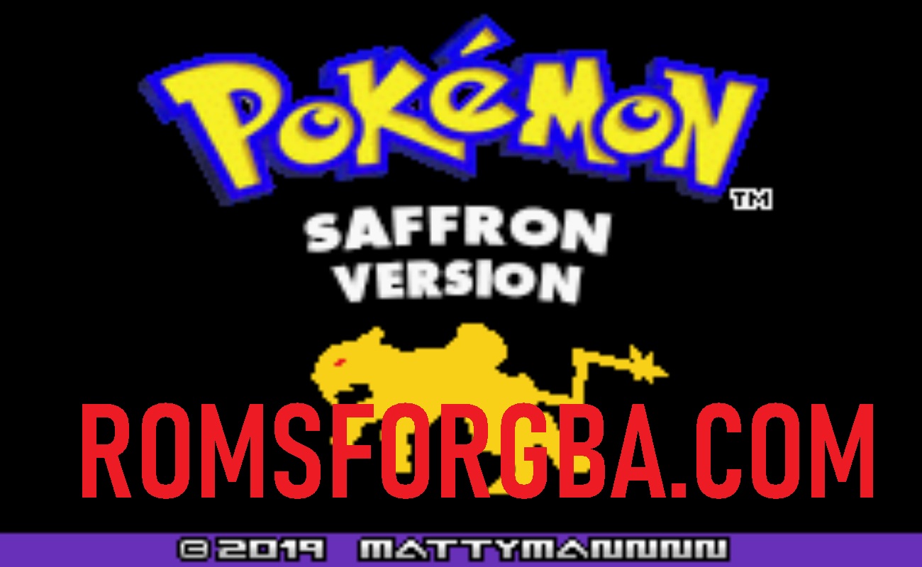 Pokemon Saffron Version ROM Download 2023 GBA Patched
