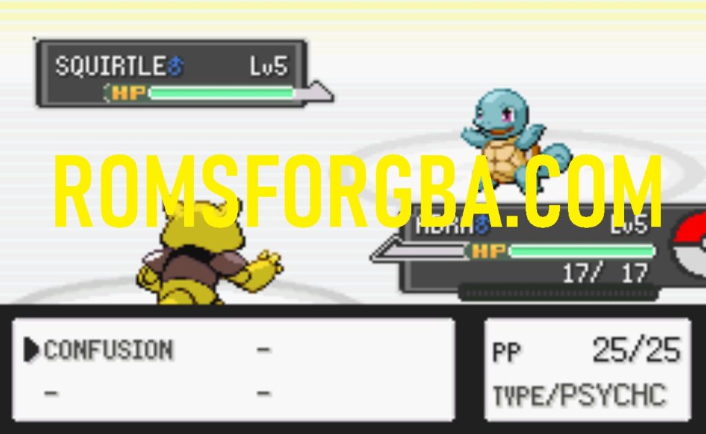 Screenshot of Pokemon Abra Adventure GBA