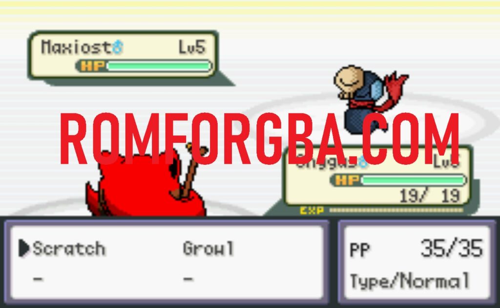 Screenshot of Pokemon FireRed Nintendask Edition ROM