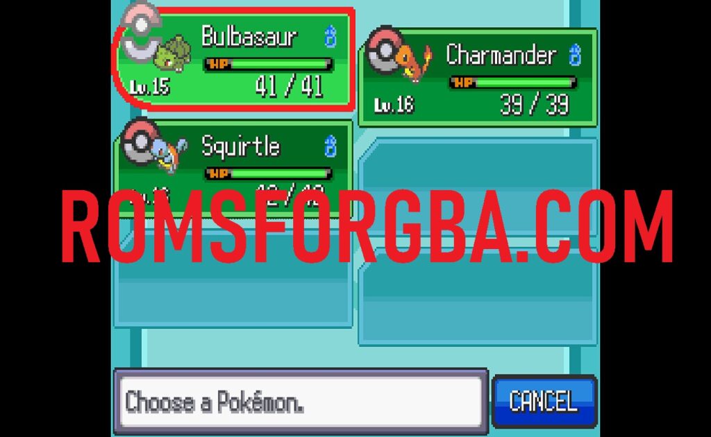 Screenshot of Pokémon Kaisen