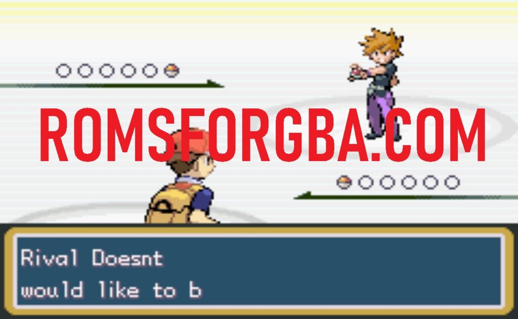 Screenshot of Pokemon Rough Red Game