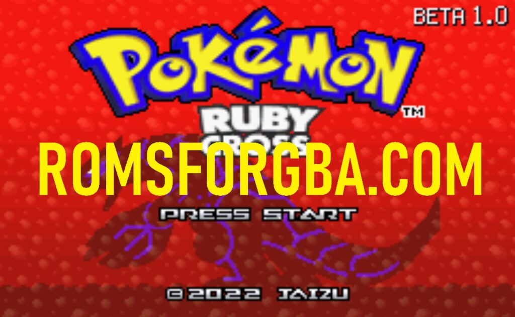Screenshot of Pokemon Ruby Cross