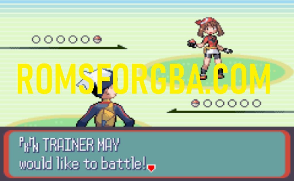 Screenshot of Pokémon Ruby Cross GBA ROM