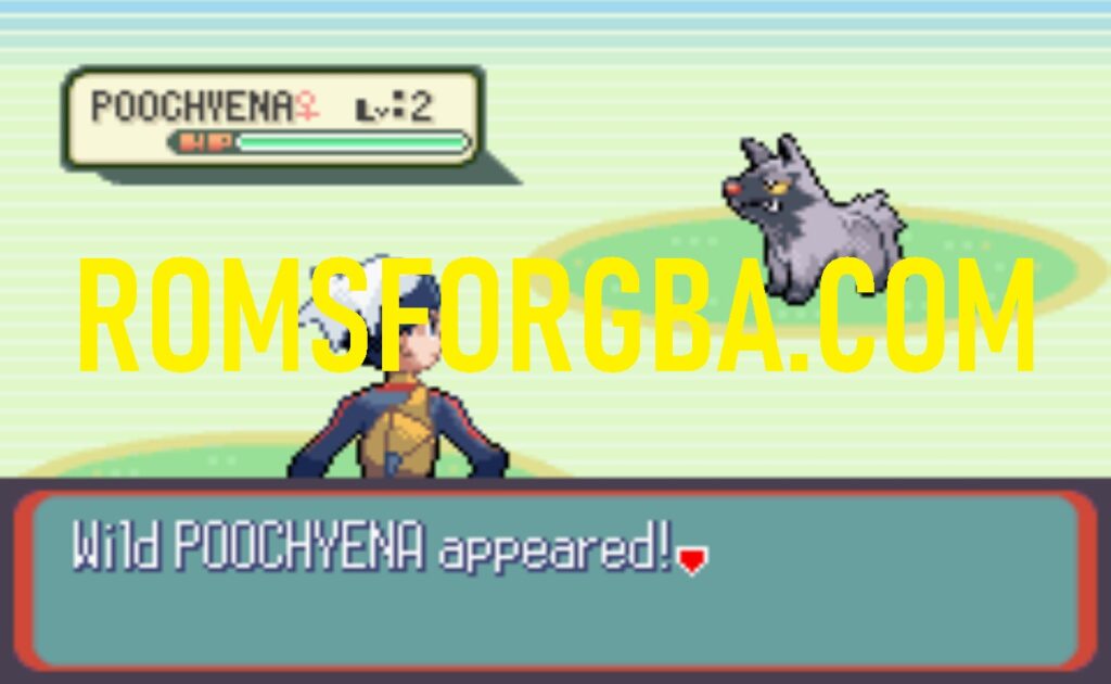 Screenshot of Pokemon Ruby Cross ROM
