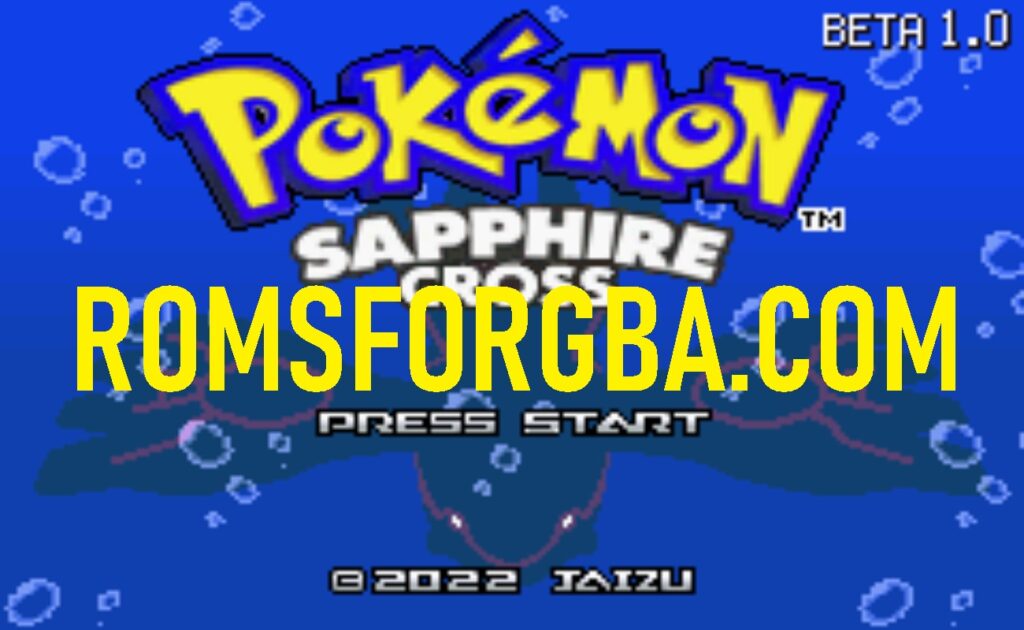 Screenshot of Pokemon Sapphire Cross