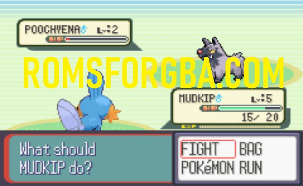 Screenshot of Pokémon Sapphire Cross GBA