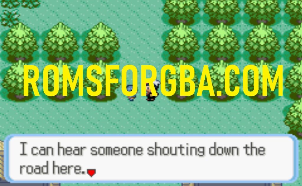 Screenshot of Pokemon Sapphire Cross ROM