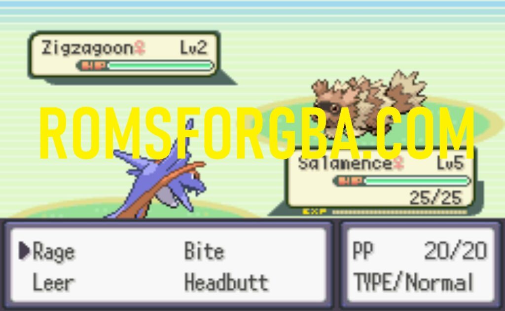 Screenshot of Pokémon Smogon Emerald GBA ROM