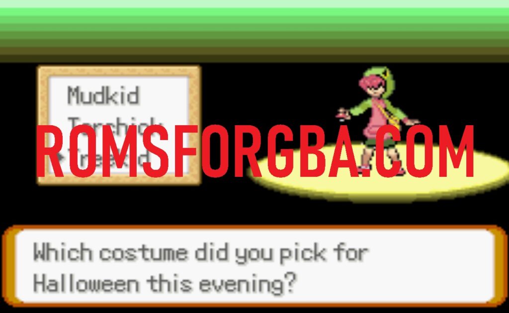 Screenshot of Pokémon Trick-or-Treat House GBA