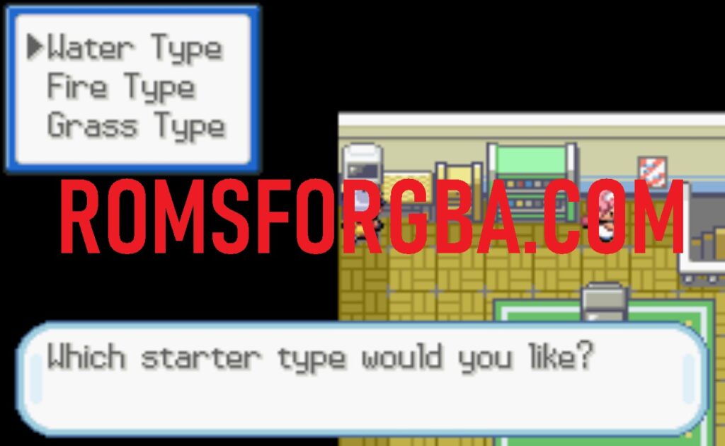 Screenshots of Pokemon Aqua Blue ROM