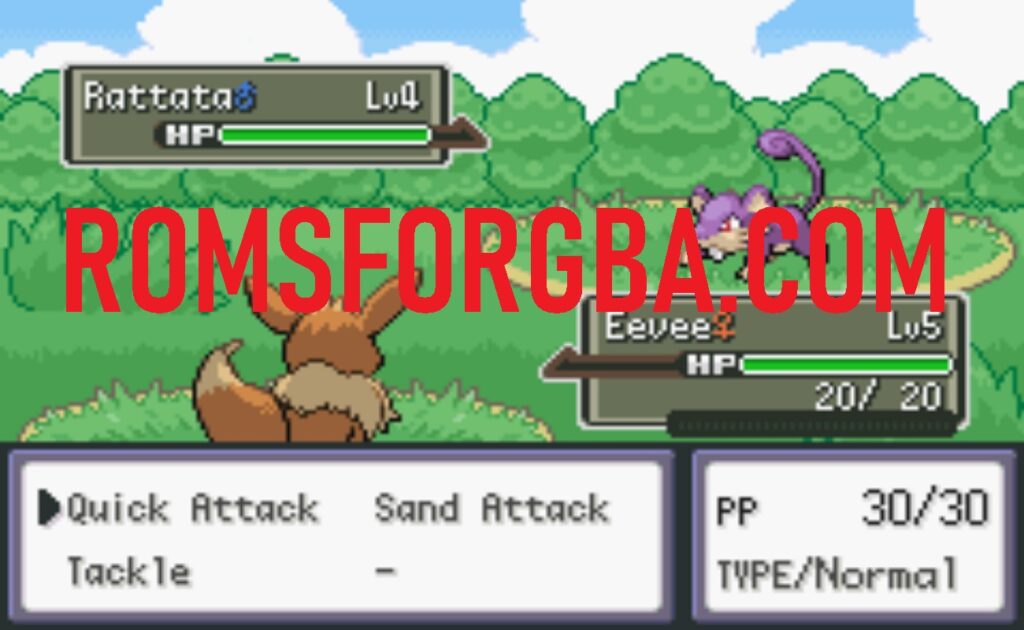 Screenshots of Pokémon Saffron Version GBA ROM