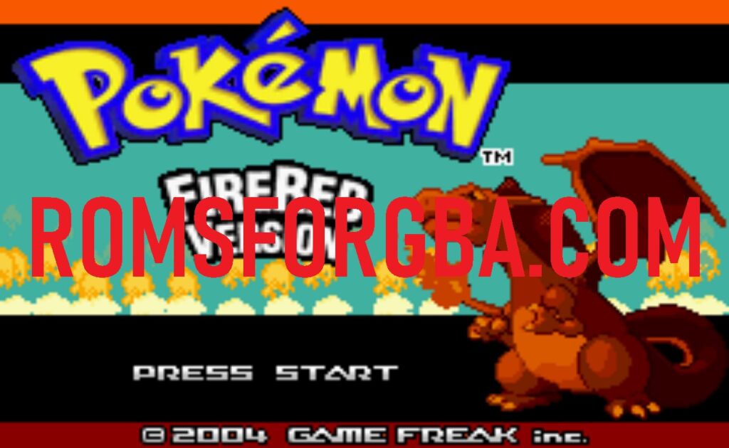 Pokemon Sacred Red World GBA