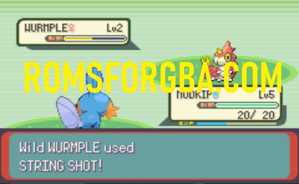 Screenshot of Pokemon Emerald’s Eight Game