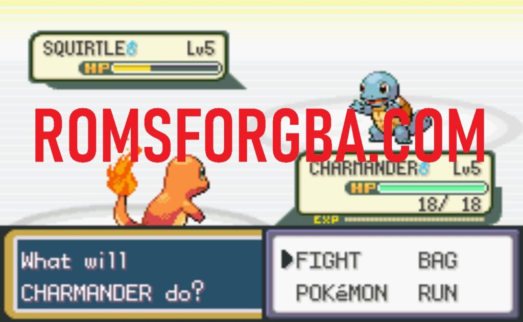 Screenshot of Pokémon Fire Red Hardcore Challenge GBA ROM