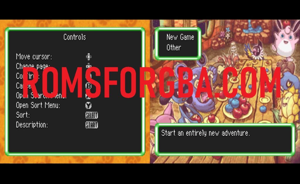 Screenshot of Pokemon Mystery Dungeon Fount of Victory NDS