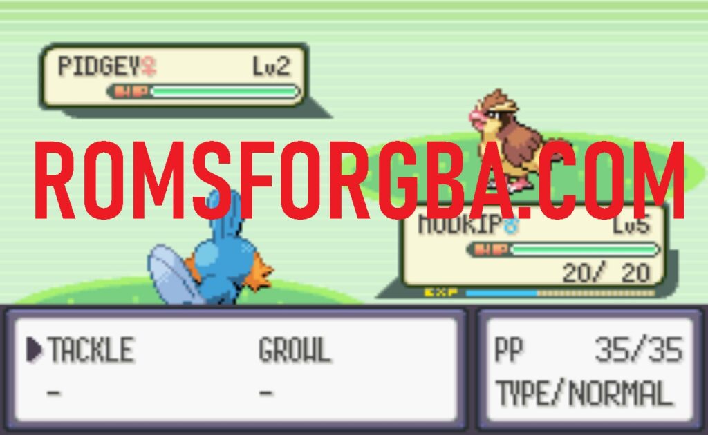 Screenshot of Pokemon Spirit Emerald GBA