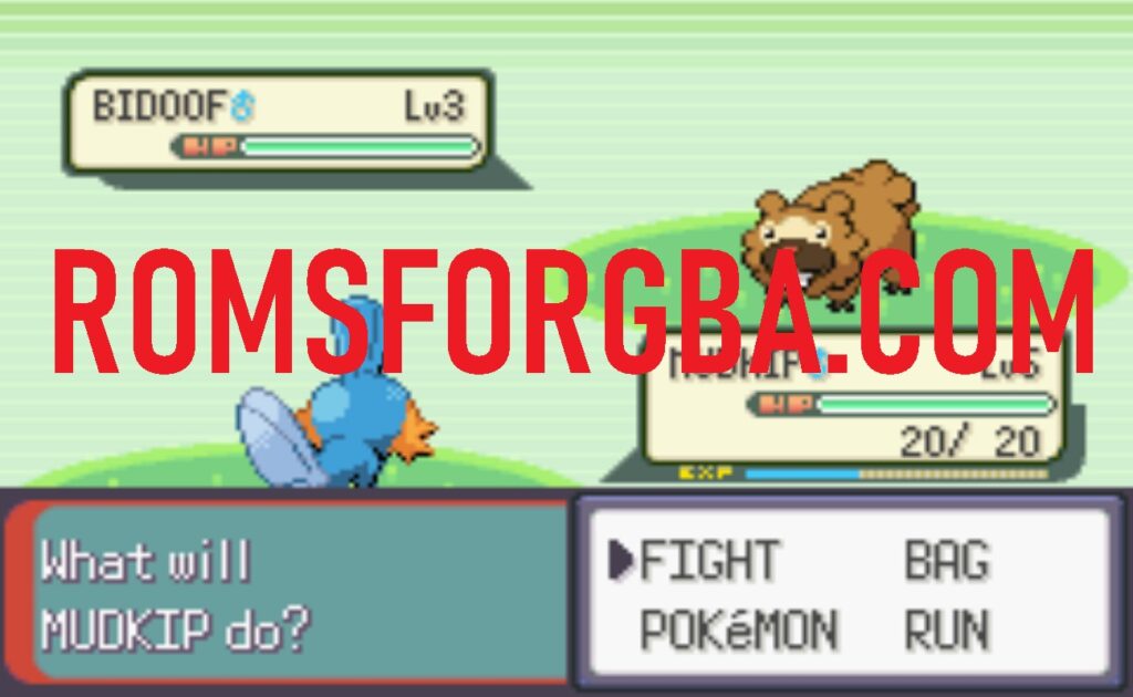 Screenshot of Pokémon Spirit Emerald GBA ROM