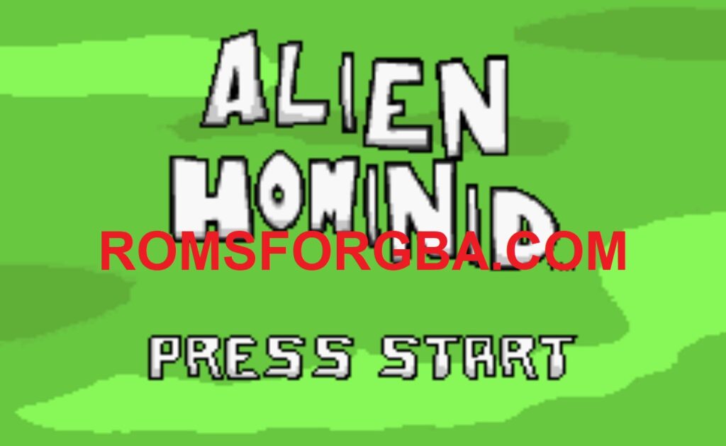 Screenshot of Alien Hominid GBA