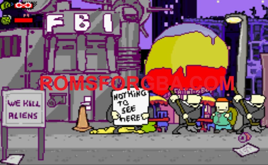 Screenshot of Alien Hominid Game