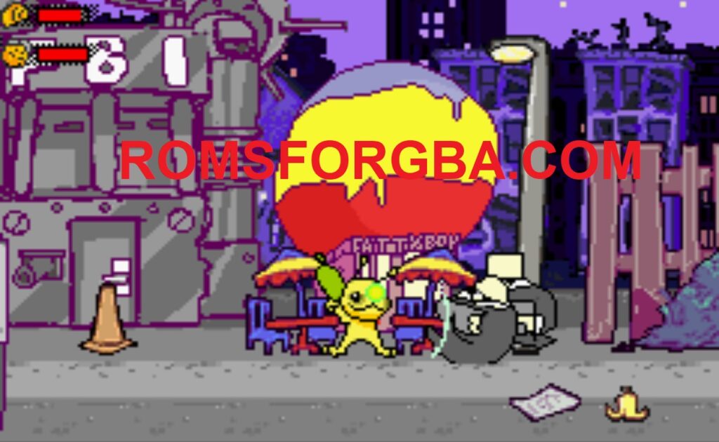 Screenshot of Alien Hominid GameBoy Advance Game
