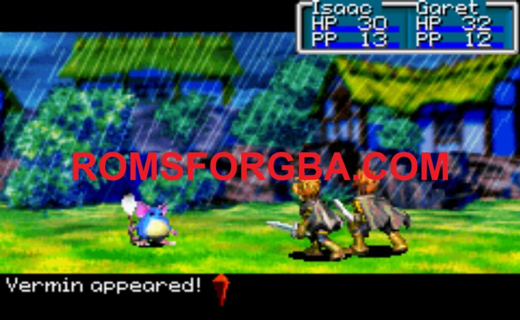 Screenshot of Golden Sun ROM