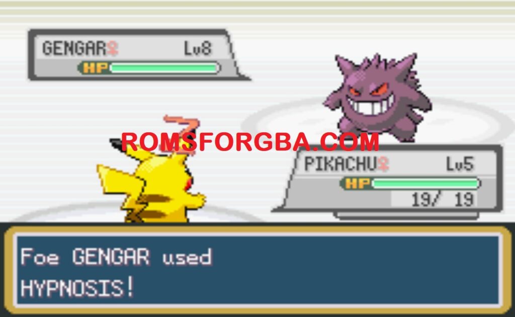 Screenshot of Pokemon Ash H2K Battle Frontier ROM