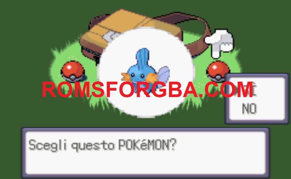 Screenshot of Pokemon Smeraldo GBA ROM