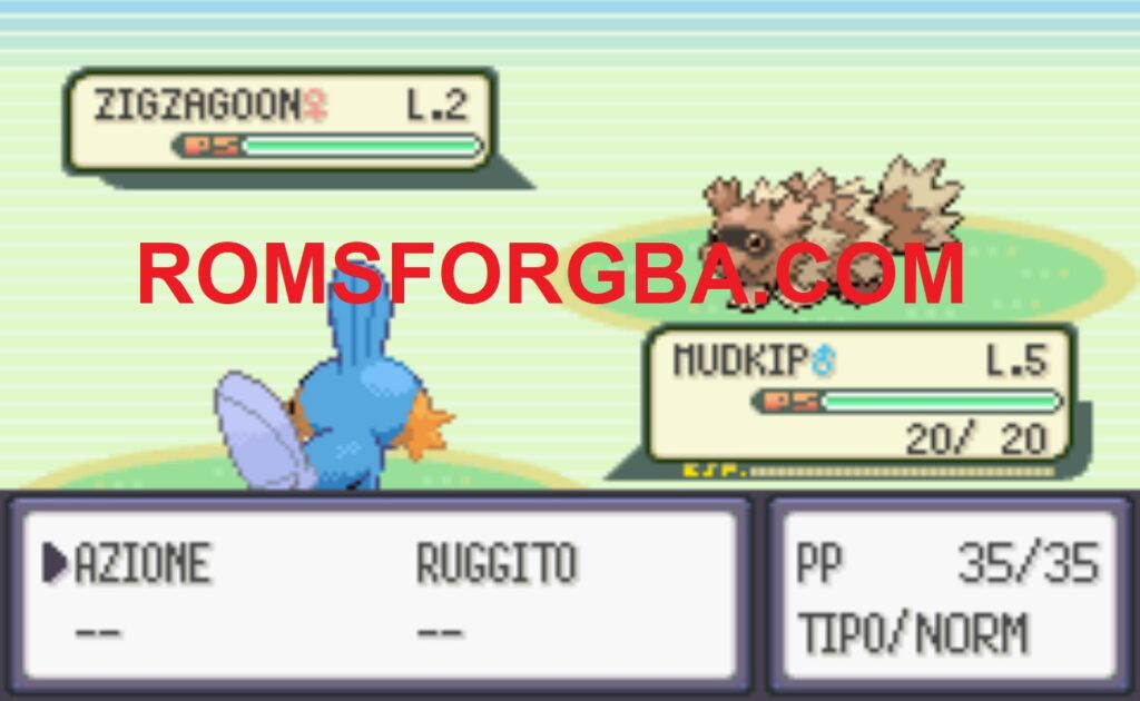 Screenshot of Pokemon Smeraldo Game