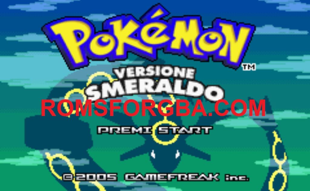 Screenshot of Pokemon Smeraldo ROM