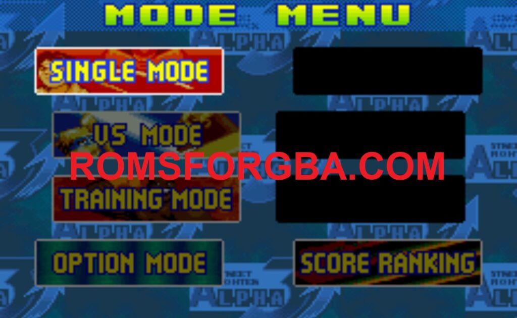 Street Fighter Alpha 3 ROM