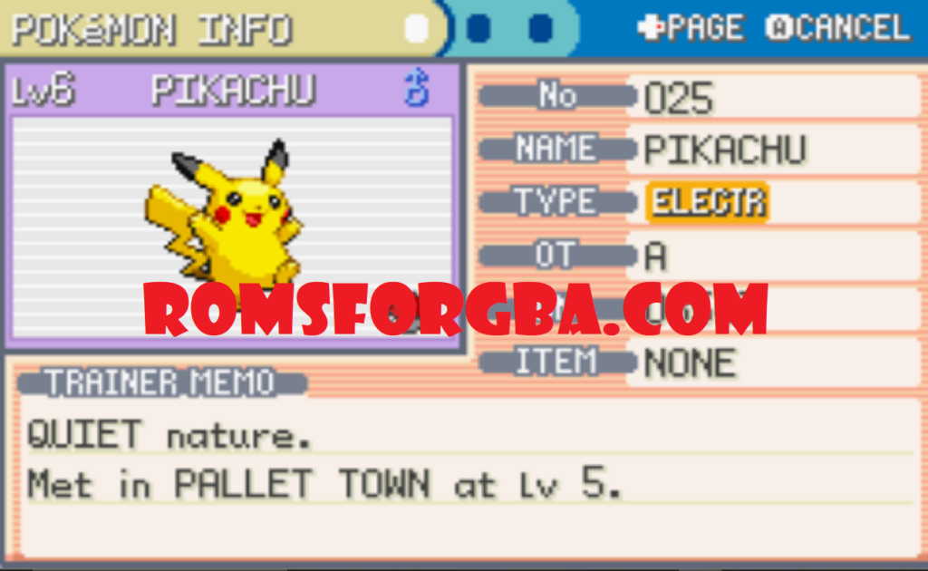 Pokemon Lightning Yellow Hack