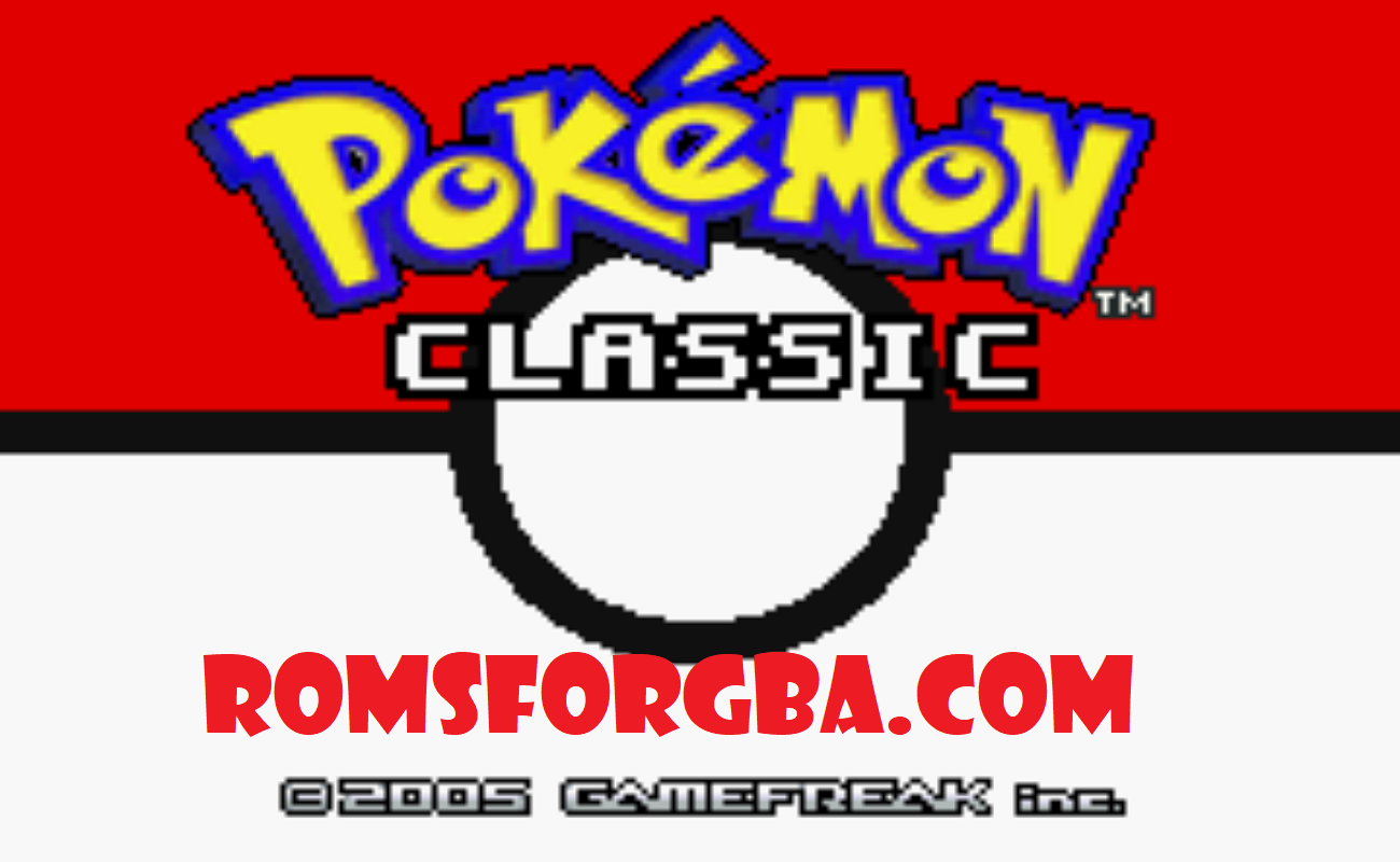 Pokemon Classic GBA ROM Download [Patched GBA] 