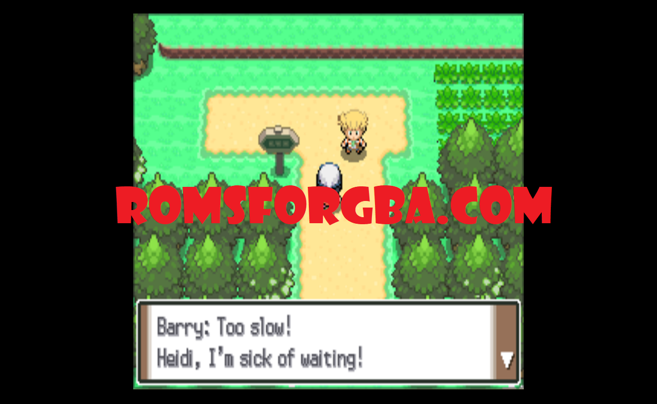 Screenshot Of Pokemon Altered Platinum NDS ROM Hack