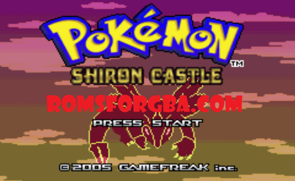 Screenshot Of Pokemon Shiron Castle
